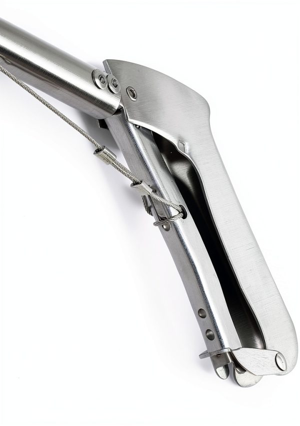 Hiceeden Snake Tongs 47 Inch Stainless Steel Grabber Handler-2