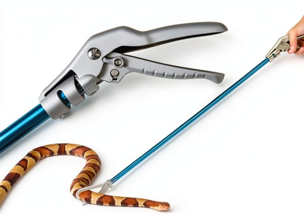 IC ICLOVER Snake Tongs Lightweight Aluminum Reptile Grabber-3