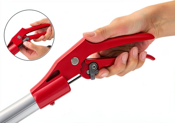 Surnuo Snake Tongs Aluminum Stainless Steel Pet Handling-3