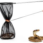 Qualirey Snake Catcher Net Stainless Steel Retractable Rod-0