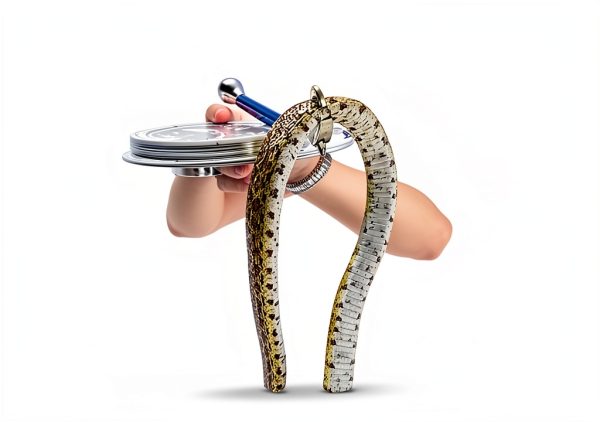 IC ICLOVER Snake Tongs Lightweight Aluminum Reptile Grabber-7