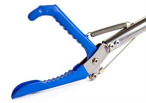 Gzlozak Snake Tongs Stainless Steel Foldable 66 Inch Grabber-2