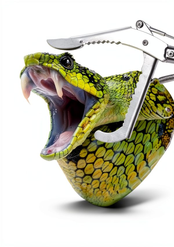 PEUTIER Snake Grabber Stainless Steel Tool Pet Handling-5