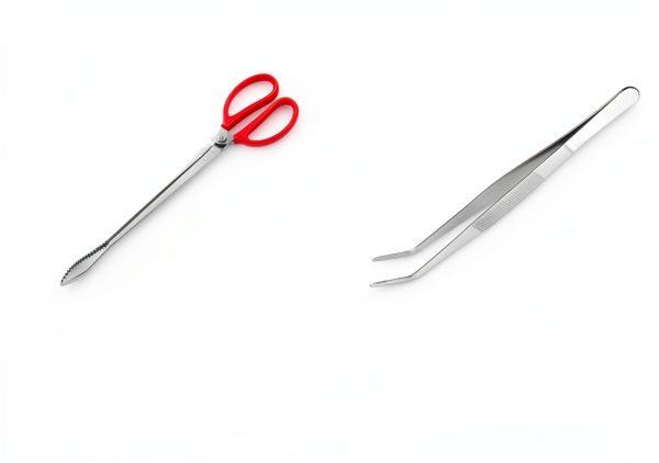 Tengtu Snake Feeder Tongs Stainless Steel Serrated Grip-4