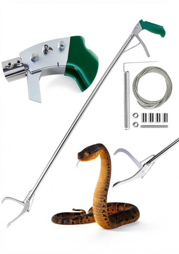 2win2buy Snake Tongs 47 Inch Stainless Steel Reptile Grabber-0