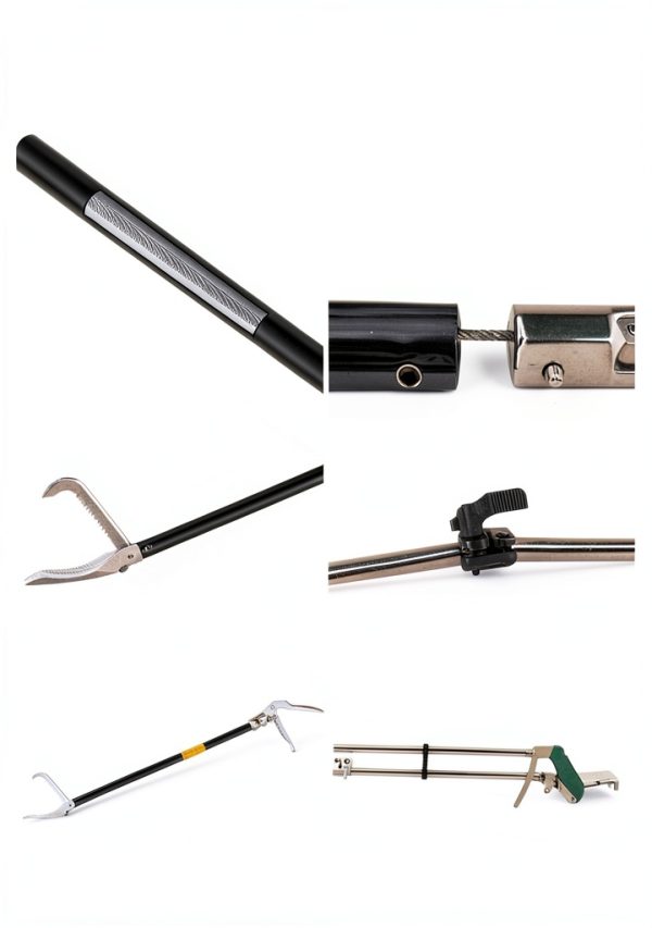 SMOQIO Snake Grabber Tool Lightweight Aluminum Safety Tongs-2