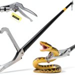 SMOQIO Snake Grabber Tool Lightweight Aluminum Safety Tongs-0