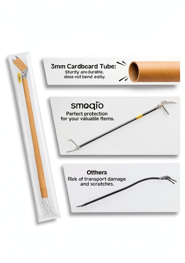SMOQIO Snake Grabber Tool Lightweight Aluminum Safety Tongs-5