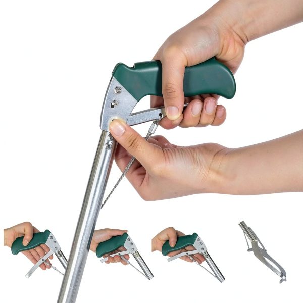 Snake Tongs and Hook Set IC ICLOVER Stainless Steel Pet-3