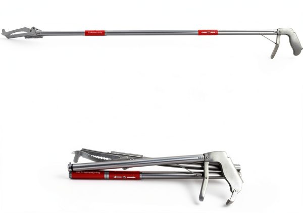 WEILAIKE Snake Grabber Stainless Steel Foldable Safe-5