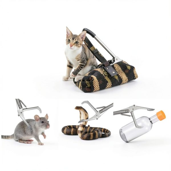 PEUTIER Snake Grabber Stainless Steel Tool Pet Handling-3