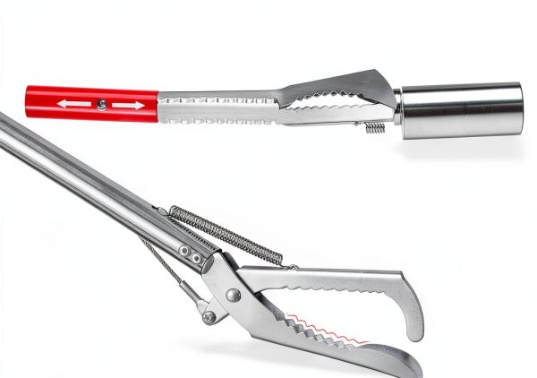 WEILAIKE Snake Grabber Stainless Steel Foldable Safe-3