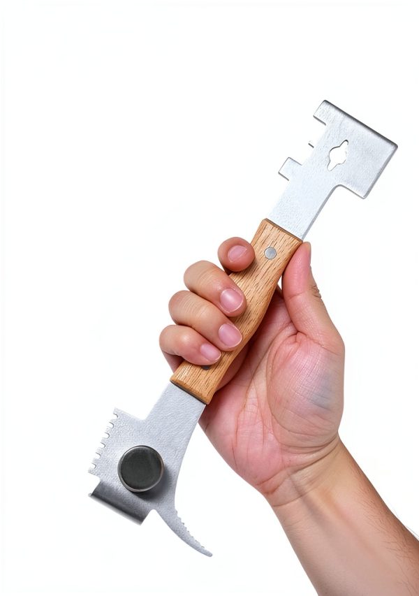 Duseu Stainless Steel Hive Tool 7-in-1 Beekeeping Equipment-1