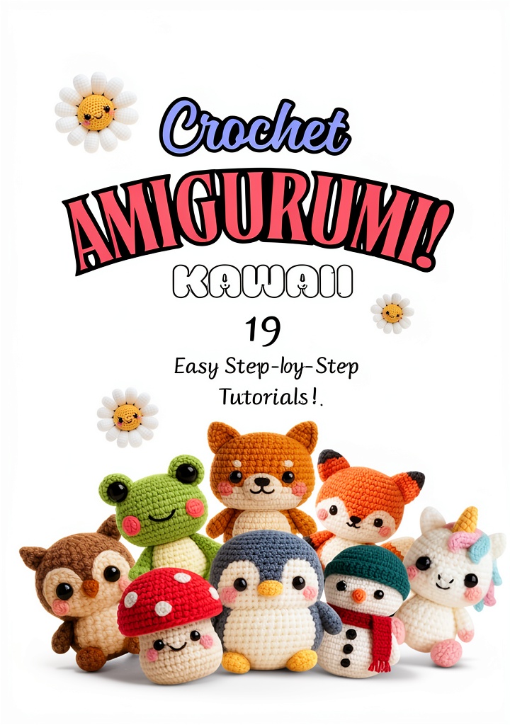 Crochet Kindle book open on a tablet showing a detailed pattern