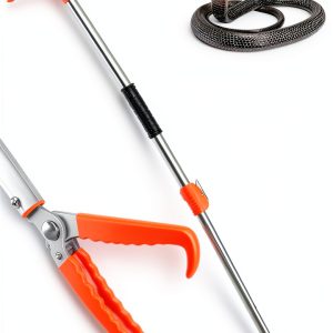 Kalkal Snake Tongs Adjustable Aluminum Alloy Reptile Handler-0