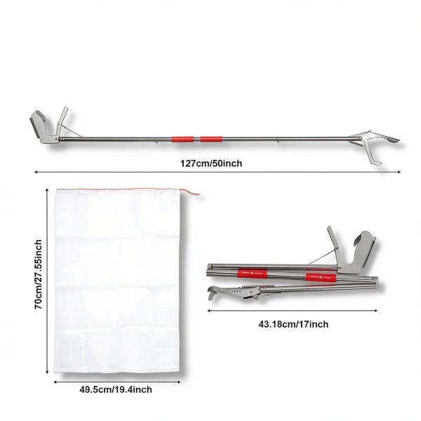 PEUTIER Snake Grabber Stainless Steel Tool Pet Handling-1