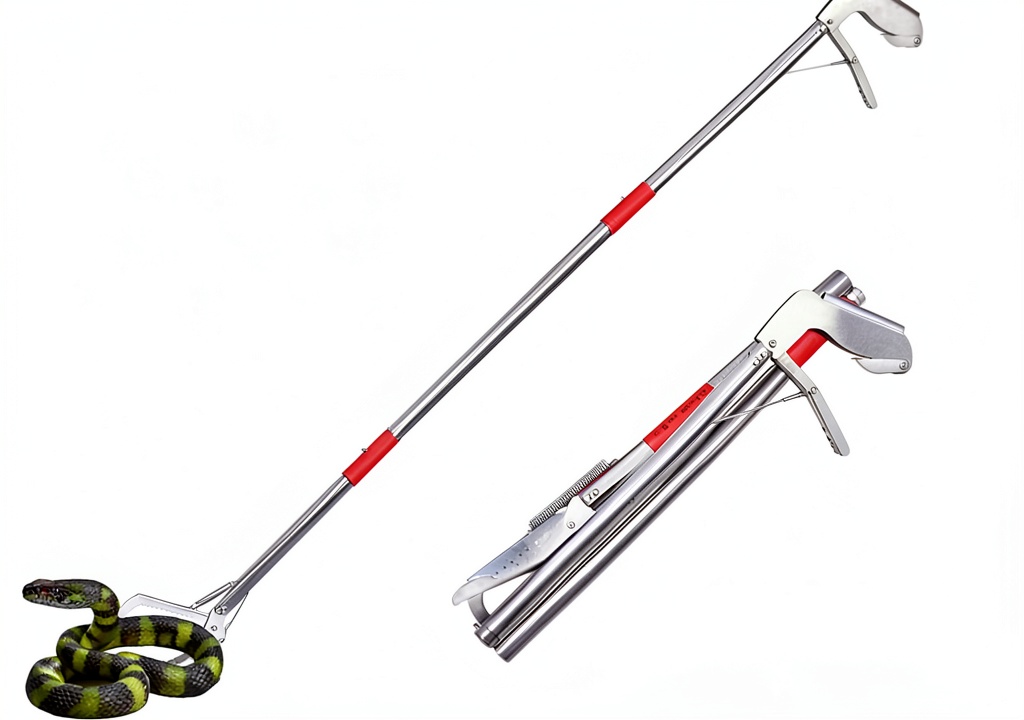 Topstrong Snake Handling Grabber in use with a reptile