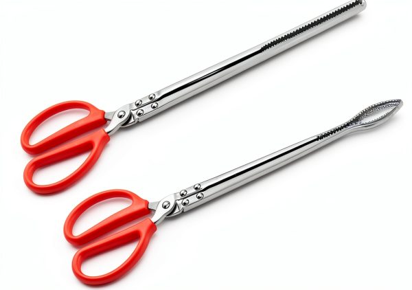 TUICARE Snake Feeding Tongs Stainless Steel Reptile Tools-0