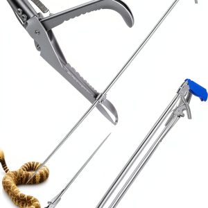 Snake Tongs BSROBOTIC 60 Inch Stainless Steel Foldable-0