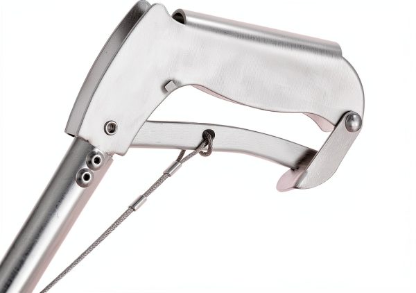 Hiceeden Snake Tongs 47 Inch Stainless Steel Grabber Handler-3