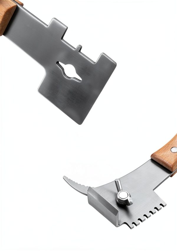 Duseu Stainless Steel Hive Tool 7-in-1 Beekeeping Equipment-4