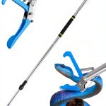Gzlozak Snake Tongs Stainless Steel Foldable 66 Inch Grabber-0