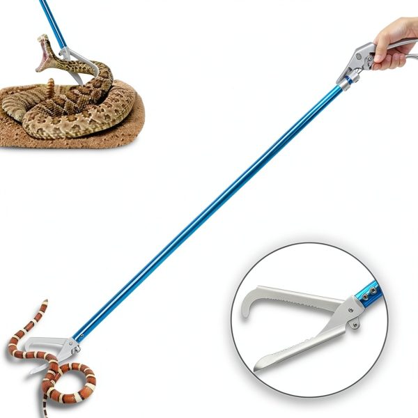 V-CHEETONG Snake Tongs 60 Inch Aluminum Alloy Reptile-0