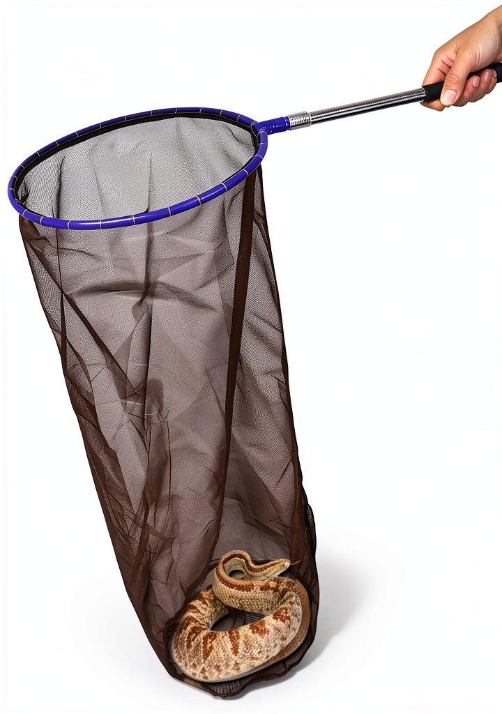 Yorikyas Snake Catcher Net extended for use in a garden