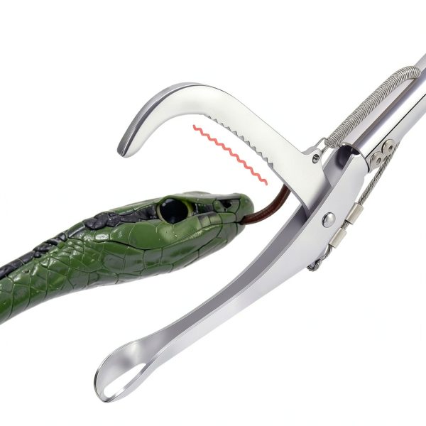 2win2buy Snake Tongs 47 Inch Stainless Steel Reptile Grabber-3