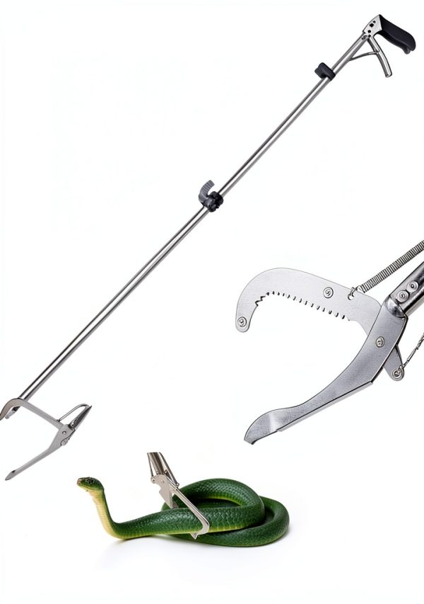Ouronehome Snake Grabber Stainless Steel 60 Inch Reptile-0