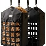 Horse Hay Bag Black Large 2 Packs MIYABALA Pet Supplies-0