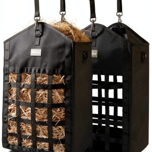 Horse Hay Bag Black Large 2 Packs MIYABALA Pet Supplies-0