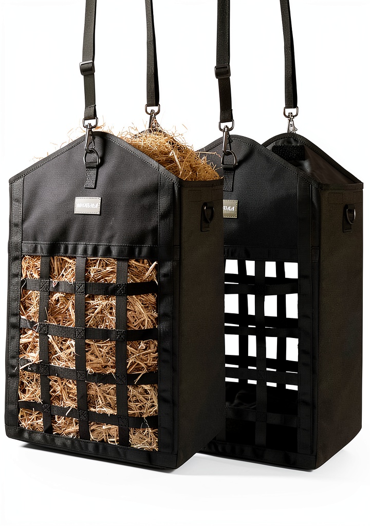 Horse Hay Bag in use