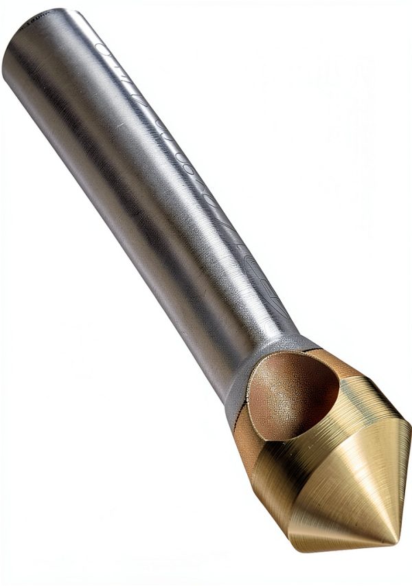 Cobalt Steel Single-End Countersink KEO TiN Coated 82° 3/8" Shank-0