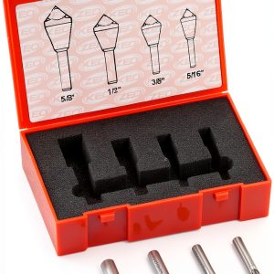 KEO 53538 Cobalt Steel Single-End Countersink Set, Uncoated (Bright) Finish, 100 Degree Point Angle, 5/16" - 5/8" Head Diameter-0