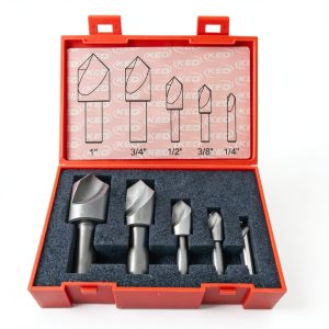KEO 50058 Cobalt Steel Countersink Set - 82° Angle, Uncoated-0