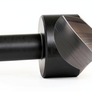 KEO 53108 High-Speed Steel Single-End Countersink, Uncoated (Bright) Finish, Single Flute, 82 Degree Point Angle, Round Shank, 1/2" Shank Diameter, 1" Body Diameter-0