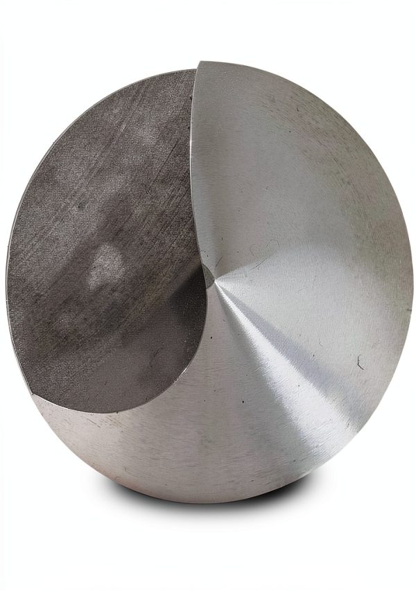 KEO 53100 High-Speed Steel Single-End Countersink, Uncoated (Bright) Finish, Single Flute, 100 Degree Point Angle, Round Shank, 1/2" Shank Diameter, 1" Body Diameter-2
