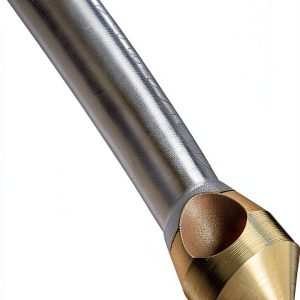 Cobalt Steel Single-End Countersink by KEO TiN Coated 82deg 1/4" Shank-0