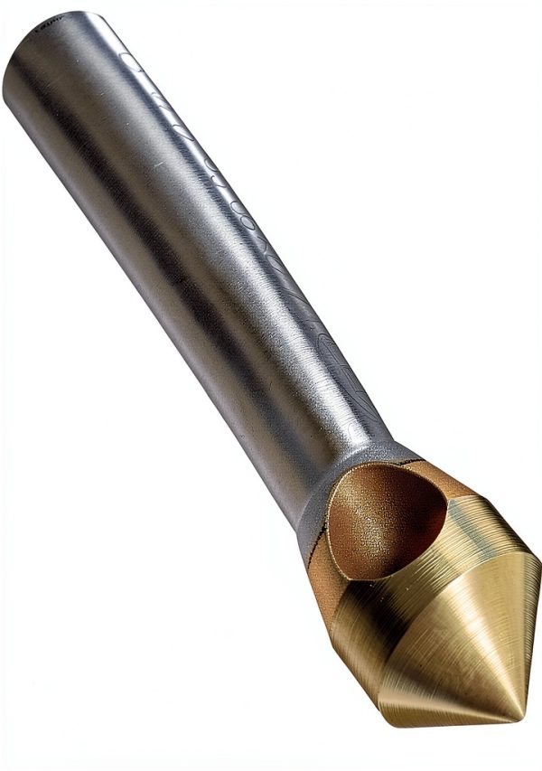 KEO Cobalt Steel Single-End Countersink, TiN Coated 82° 1/4" Shank-0