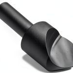 Chicago Latrobe 209SF High-Speed Steel Countersink, Black Oxide Finish, Single Flute, 82 Degrees, Round Shank, 3/8" Shank Dia., 3/4" Body Dia.-0
